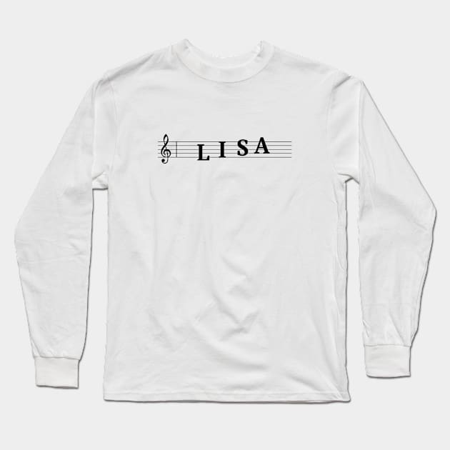 Name Lisa Long Sleeve T-Shirt by gulden